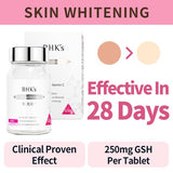 BHK's Advance Whitening Glutathione Tablet 【Skin Whitening】⭐奢光锭 谷胱甘太【美白透亮】