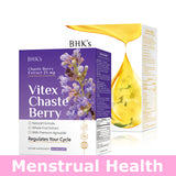 BHK's Patented Vitex Chaste Berry Extract Veg Capsules【Regular Period】⭐ 专利圣洁莓 素食胶囊【月经准时】