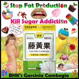 BHK's Garcinia Cambogia Veg Capsules【Appetite Control】⭐藤黄果 素食胶囊【甜点克星】