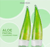 Holika Holika Aloe Facial Cleansing Foam 150ml ⭐ 惑丽客 天然芦荟保湿泡沫洁面啫喱 Facial Wash, Aloe Vera, Makeup remover, skincare, moisturizer Bluemoon Secrets Chamber