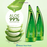 Holika Holika Aloe Vera 99% Soothing Gel 250ml ⭐ 韓國惑丽客99%天然芦荟胶 aloe vera gel, skincare, beauty care, moisturizer Bluemoon Secrets Chamber