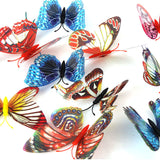 3D Artificial Luminous Glowing  Butterfly Fridge Magnet/3D夜光蝴蝶贴 仿真立体蝴蝶 冰箱贴 客厅卧室墙贴 freeshipping - Bluemoon Secrets Chamber