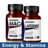 UNIQMAN L-Arginine Veg Capsules【Stamina Boost】 ⭐ 精胺酸 素食胶囊【持久充血】