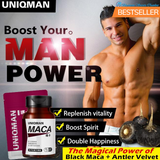 Maca, men's health, vitality, prostate, supplements, sex UNIQMAN Maca Capsules【Boost Masculinity】⭐瑪卡 膠囊【強力助攻】 Bluemoon Secrets Chamber