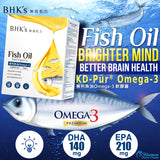 BHK's Patented Fish Oil OMEGA-3 Softgels ⭐ 專利魚油Omega-3 軟膠囊 freeshipping - Bluemoon Secrets Chamber