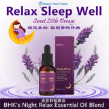 Lavander, essential oil, sleep, relax, Relaxing body and mind, moisturizer BHK's Night Relax Essential Oil Blend【Peaceful Sleep】⭐ 夜萃舒眠精油【助眠精油】 Bluemoon Secrets Chamber