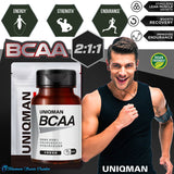 UNIQMAN BCAA Branched Chain Amino Acid Capsule⭐BCAA支鏈胺基酸 freeshipping - Bluemoon Secrets Chamber