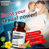 UNIQMAN Organic Damiana + Ginseng Capsule⭐達米阿那人蔘皂甘精華膠囊 freeshipping - Bluemoon Secrets Chamber