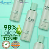 aloe vera, Facial toner, skincare, beauty care, moisturizer Holika Holika Aloe Soothing Essence 98% Toner 200ml⭐惑丽客98％芦荟舒缓精华爽肤水 Bluemoon Secrets Chamber