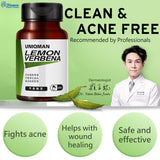 acne, pimple, skincare, skin health, outbreak, acne treatment, UNIQMAN UNIQMAN Lemon Verbena Capsules【Acne Treatment】⭐平衡制豆 胶囊 【平衡调理】 Bluemoon Secrets Chamber