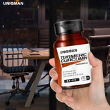 UNIQMAN Turmeric Curcumin+Liver Extract Capsules【Liver Health】⭐姜黄+肝精 胶囊【护肝抗疲】